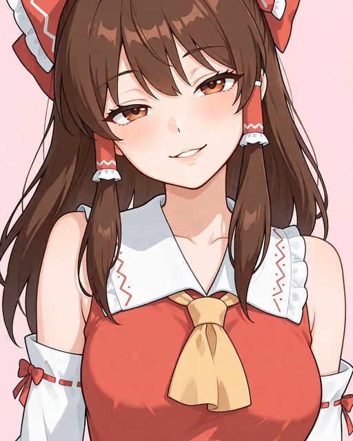 Preview of hakurei reimu generated on Akilora