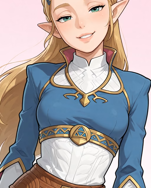 Preview of princess zelda generated on Akilora