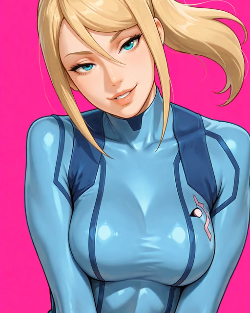 Preview of samus aran generated on Akilora