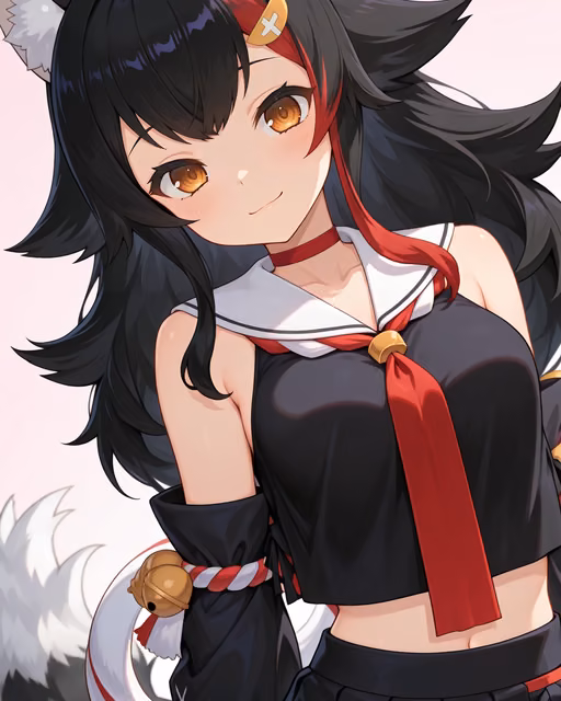 Preview of ookami mio generated on Akilora