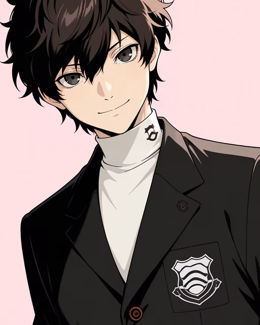 Preview of amamiya ren generated on Akilora
