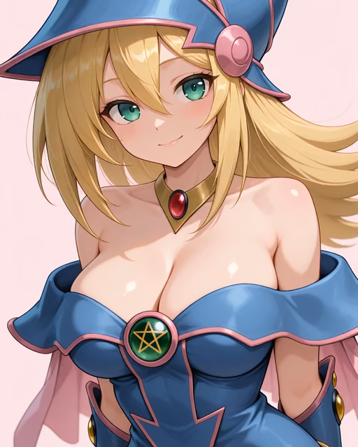 Preview of dark magician girl generated on Akilora