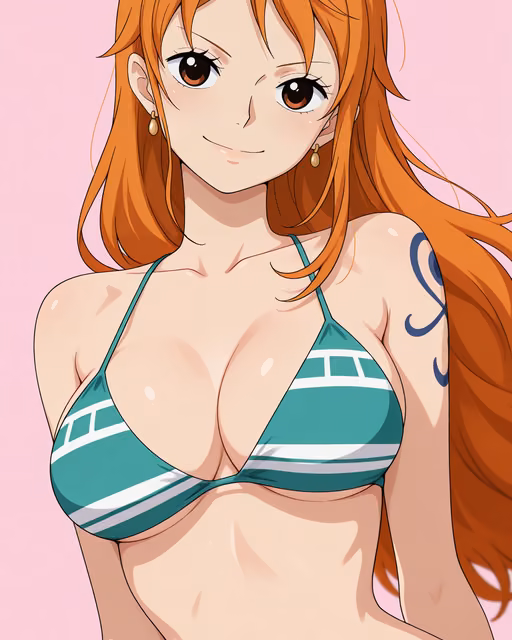 Preview of nami (one piece) generated on Akilora