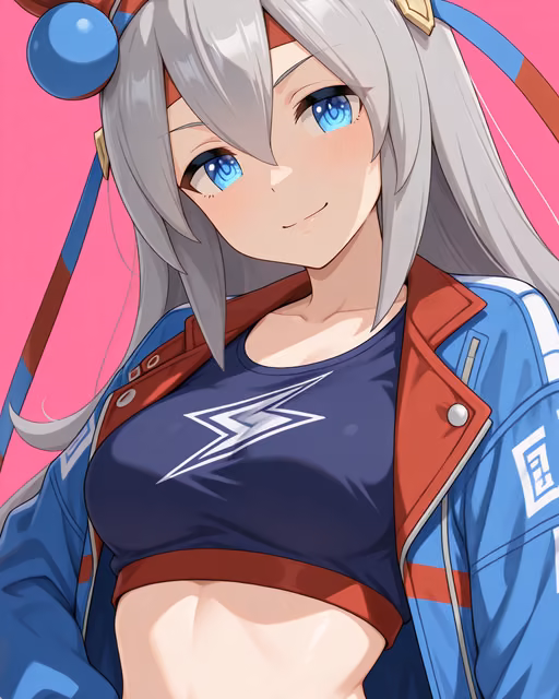 Preview of tamamo cross (umamusume) generated on Akilora