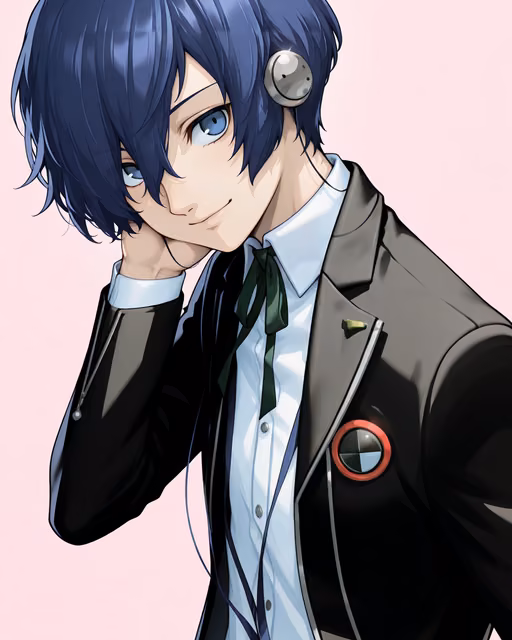 Preview of yuuki makoto (persona 3) generated on Akilora