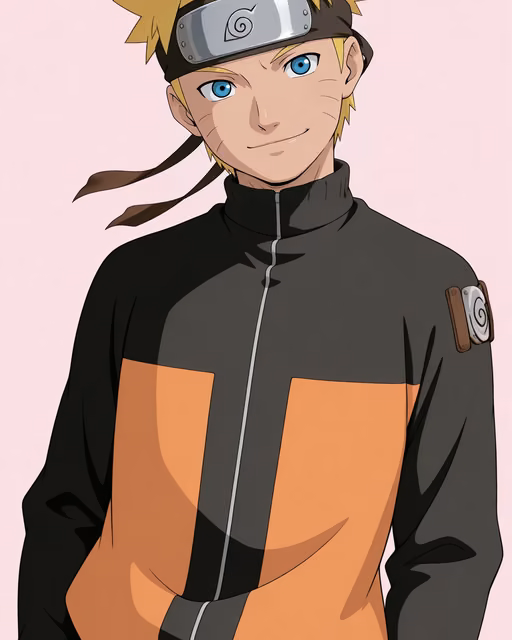 Preview of uzumaki naruto generated on Akilora
