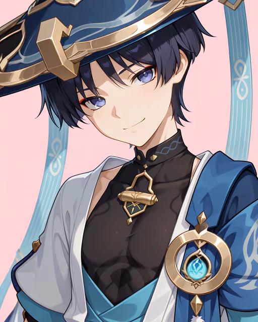 Preview of scaramouche (genshin impact) generated on Akilora