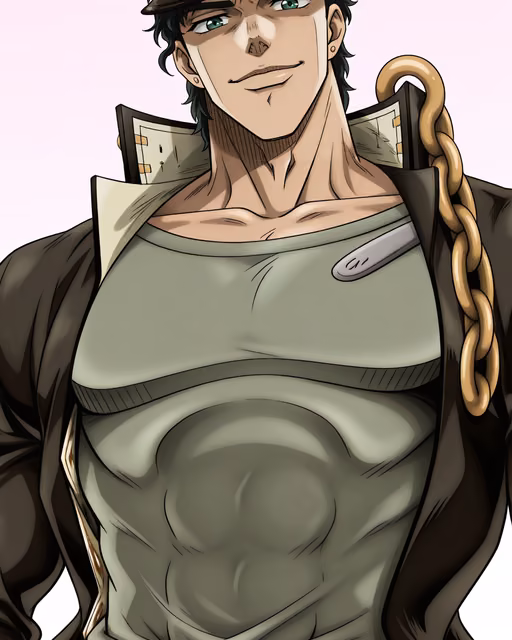 Preview of kujo jotaro generated on Akilora