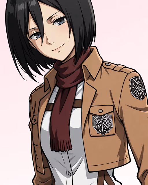 Preview of mikasa ackerman generated on Akilora
