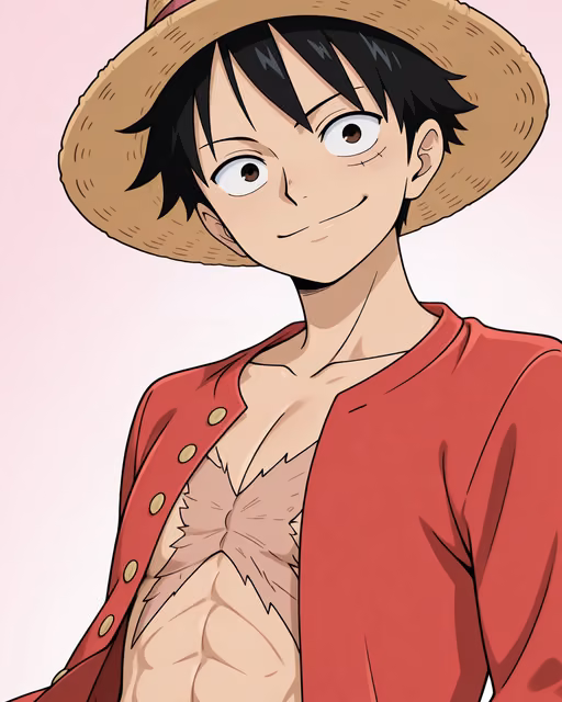Preview of monkey d. luffy generated on Akilora