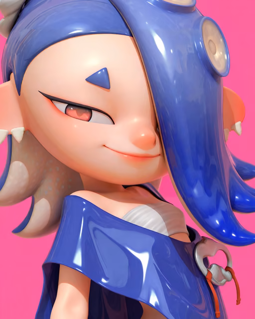 Preview of shiver (splatoon) generated on Akilora